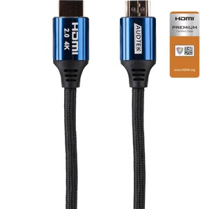 Main product image for Audtek Premium Certified 10 ft. Ultra HD HDMI 2.0 Cable 4K@60 Hz HDR YCbCr 4:4:4 18 Gbps 180-1332